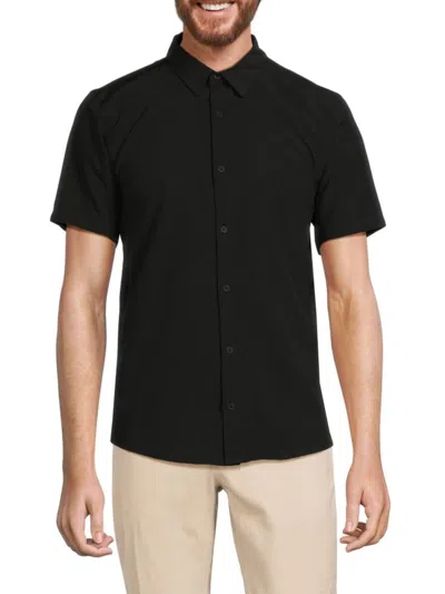 Onia Men's Short Sleeve Button Down Shirt In Black