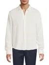 Onia Men's Slub Cotton Shirt In White