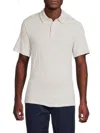Onia Men's Slub Textured Cotton Polo Shirt In Neutral
