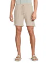Onia Men's Slub Textured Cotton Shorts In Neutral