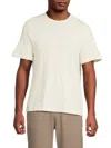 Onia Men's Slub Textured Cotton T-shirt In Neutral