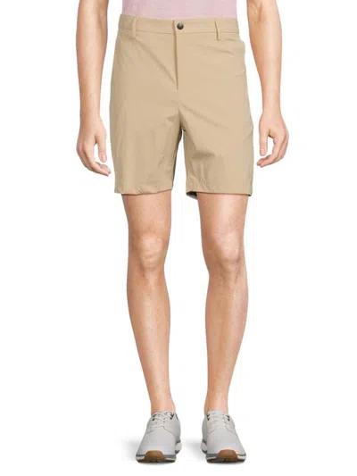 Onia Men's Solid Flat Front Shorts In Sand