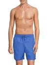 Onia Men's Solid Volley Swim Shorts In Pool Blue