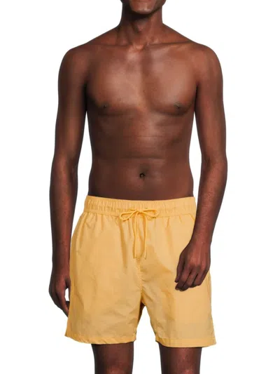 Onia Men's Solid Volley Swim Shorts In Soft Sun