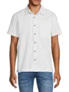 Onia Men's Summer Button Down Shirt In White