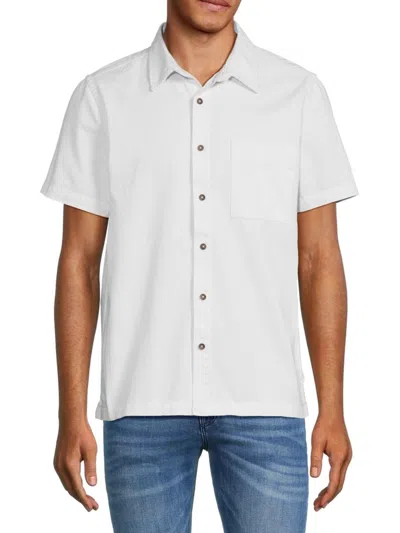 Onia Men's Summer Button Down Shirt In White