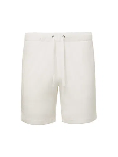 Onia Men's Towel Terry Pull-on Shorts In White