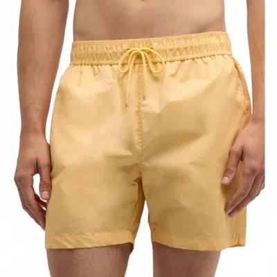 Onia Men's Volley Swim Trunk In Soft Sun In Yellow