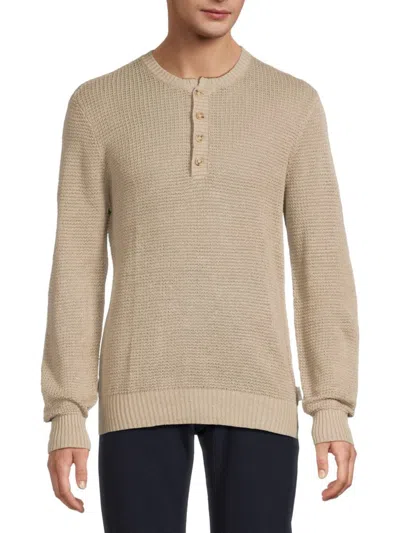 ONIA MEN'S WAFFLE KNIT LINEN SWEATER