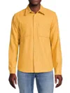 Onia Men's Wool Blend Shirt Jacket In Apricot