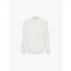 Onia Air Linen-blend Shirt In White