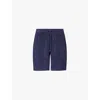 Onia Mens Deep Navy Towel Terry Cotton-blend Shorts In Deep Navy