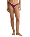 Onia Milly Bikini Bottom In Burgundy