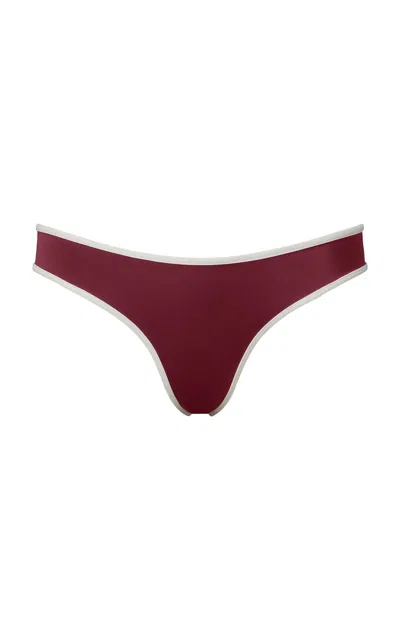 Onia Milly Bikini Bottom In Red