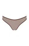 Onia Milly Bikini Bottoms In Brown
