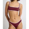 Onia Milly Bikini Brief Bottom In Burgundy