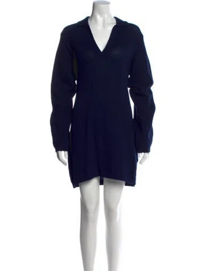 Pre-owned Onia Mini Dress In Blue