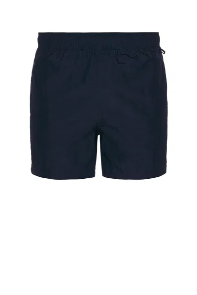 Onia Nylon Crinkle 5 Swim Trunk In Blue