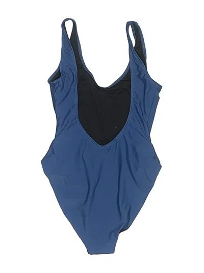 Pre-owned Onia One Piece Swimsuit In Blue
