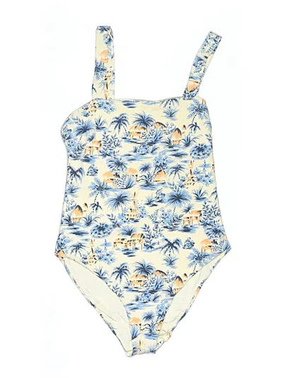 Pre-owned Onia One Piece Swimsuit In Ivory