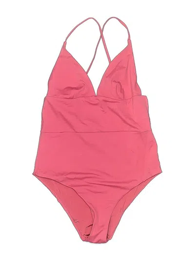 Pre-owned Onia One Piece Swimsuit In Pink