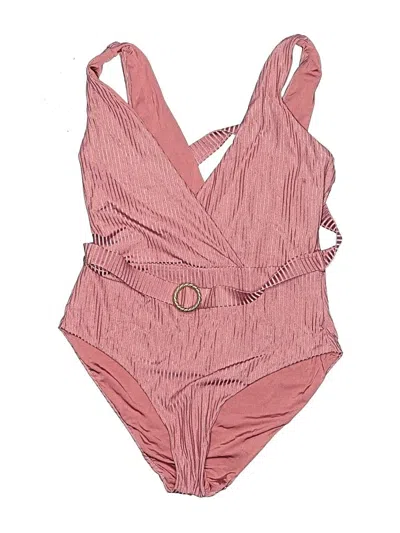 Pre-owned Onia One Piece Swimsuit In Pink