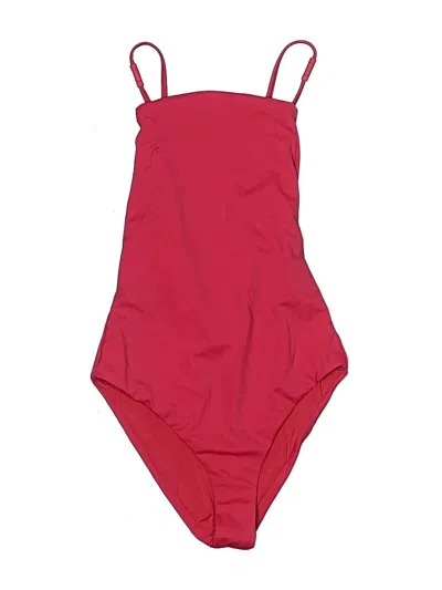 Pre-owned Onia One Piece Swimsuit In Red