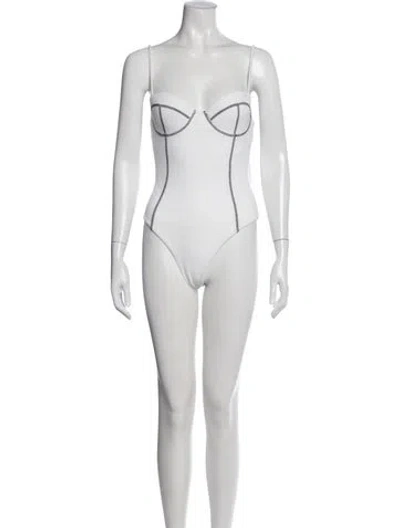 Pre-owned Onia One-piece W/ Tags In White