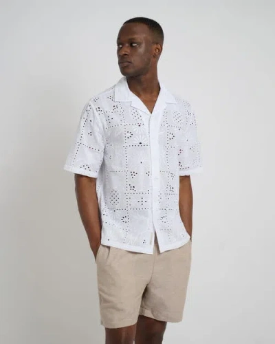 Onia Oversized Vacation Shirt In White