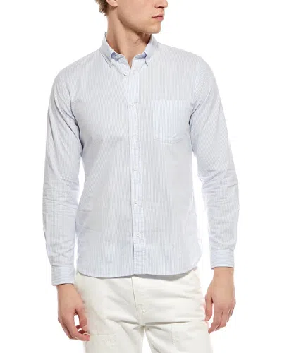 Onia Oxford Button Down Shirt In Blue
