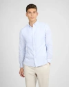 Onia Oxford Long Sleeve Button Down In Blue
