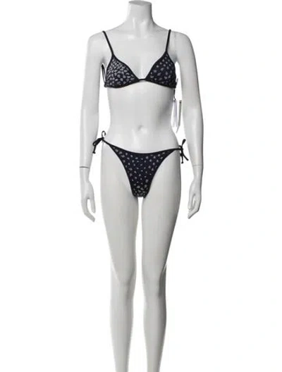 Pre-owned Onia Paisley Print Bikini W/ Tags In Purple