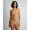 Onia Palermo Bikini Top In Sunset/white