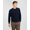 Onia Pique Crewneck Sweater Midnight In Blue