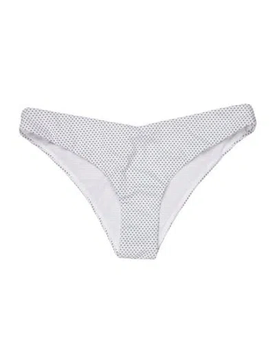 Pre-owned Onia Polka Dot Print Bottoms W/ Tags In Blue