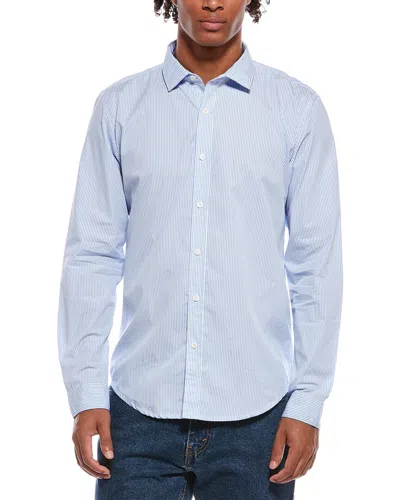 Onia Poplin Stripe Shirt In Multi