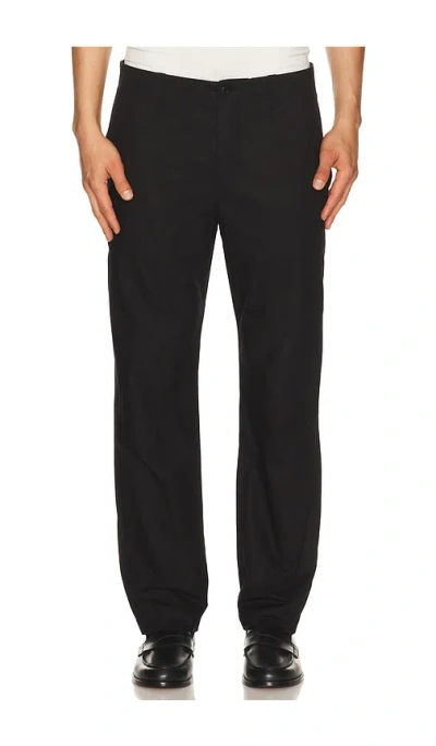 Onia Poplin Traveler Pant In Black