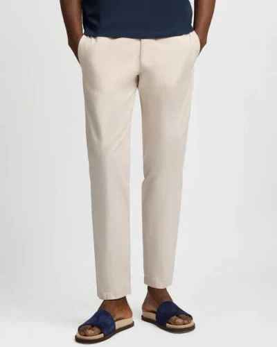 Onia Poplin Traveler Pant In White