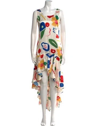 Pre-owned Onia Printed Long Dress In Multi