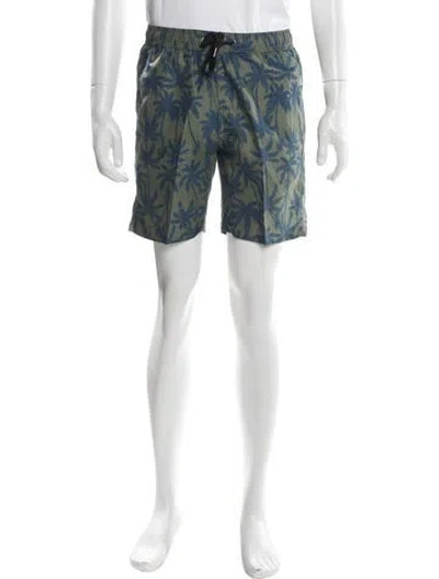 Pre-owned Onia Printed Swim Trunks In Multi