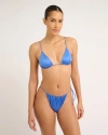 Onia Regatta Jolie Bikini Top In Blue