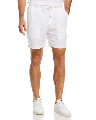 Onia Regular Fit 6 Drawstring Shorts In White