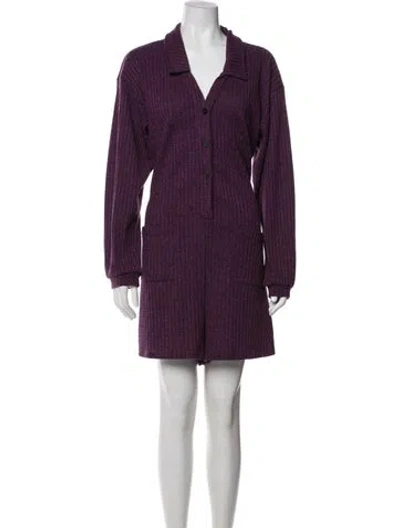 Pre-owned Onia Romper In Purple