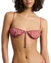 Onia Rose Bikini Top In Pink