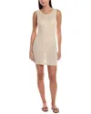 Onia Scoop Back Linen-blend Mini Dress