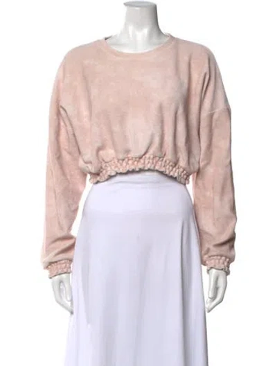 Pre-owned Onia Scoop Neck Sweater In Pink
