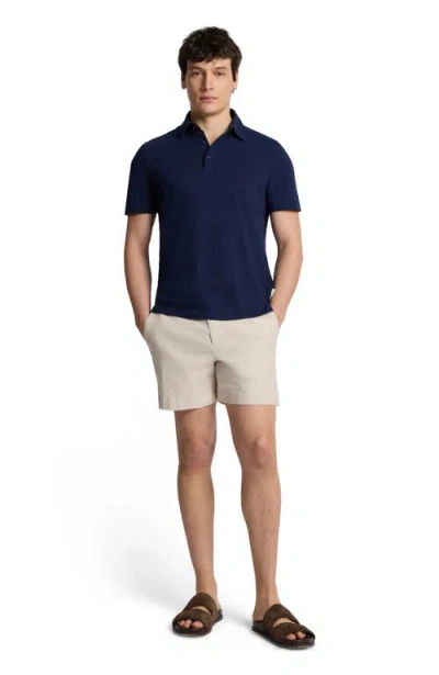 Onia Short Sleeve Polo In Blue