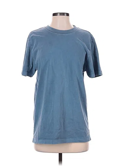 Pre-owned Onia Short Sleeve T-shirt In Blue