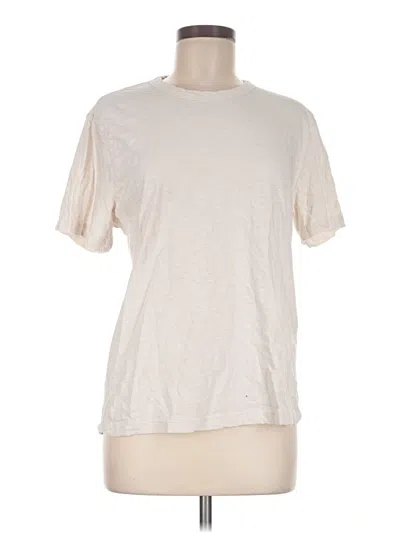 Pre-owned Onia Short Sleeve T-shirt In Ivory