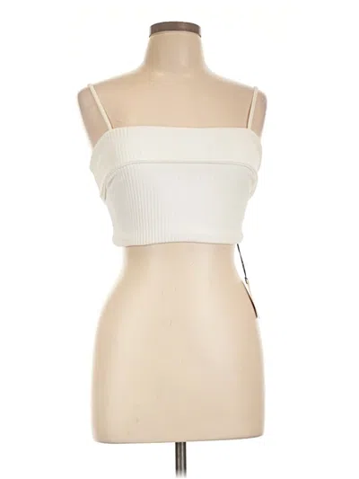 Pre-owned Onia Sleeveless Top White Strapless Neckline Tops